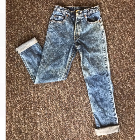 Levi's Denim - Vintage Levi High-waisted Acid Wash Jeans
